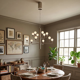 Ramelle Alabaster Tiered Branch Chandelier