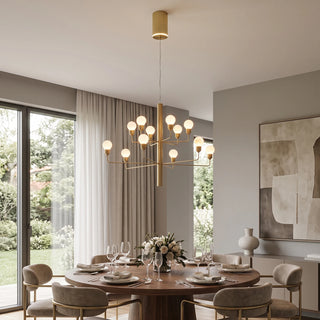 Ramelle Alabaster Tiered Branch Chandelier