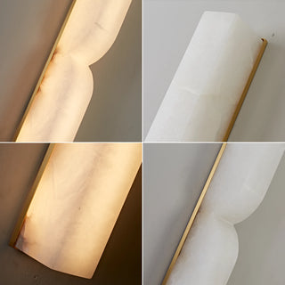 Rectangular Alabaster Essence Wall Sconce