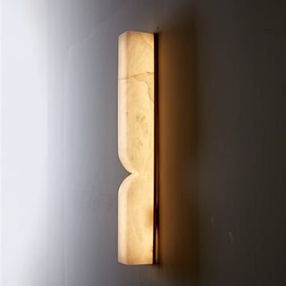 Rectangular Alabaster Essence Wall Sconce