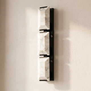 Rectangular Alabaster Wall Lamp