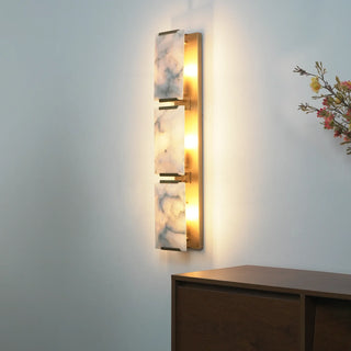Rectangular Alabaster Wall Lamp