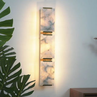 Rectangular Alabaster Wall Lamp