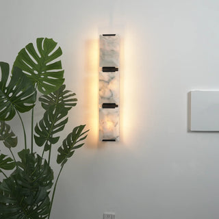 Rectangular Alabaster Wall Lamp