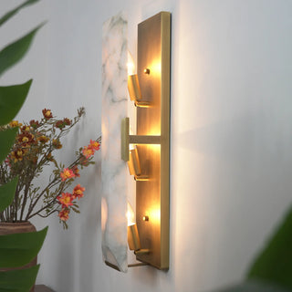 Rectangular Alabaster Wall Lamp