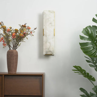 Rectangular Alabaster Wall Lamp