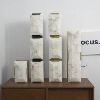 Rectangular Alabaster Wall Lamp