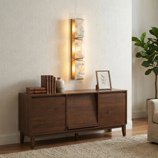 Rectangular Alabaster Wall Lamp