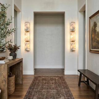 Rectangular Alabaster Wall Lamp