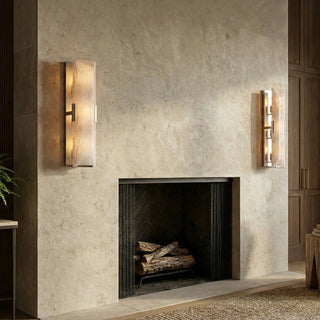 Rectangular Alabaster Wall Lamp