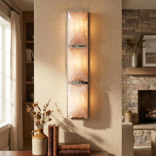Rectangular Alabaster Wall Lamp