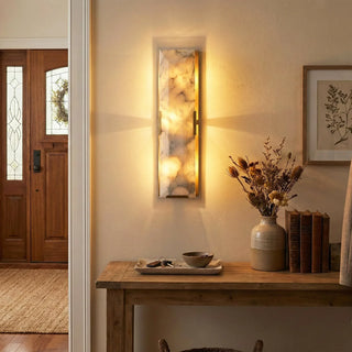 Rectangular Alabaster Wall Lamp