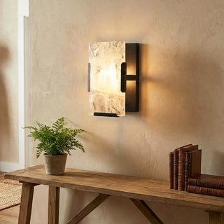Rectangular Alabaster Wall Lamp