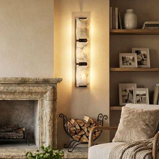 Rectangular Alabaster Wall Lamp