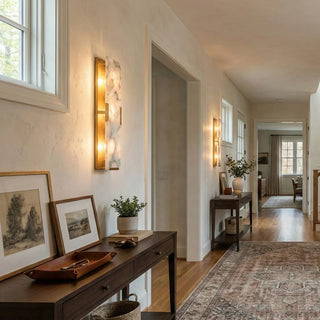 Rectangular Alabaster Wall Lamp