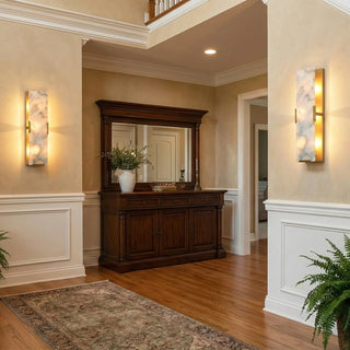 Rectangular Alabaster Wall Lamp