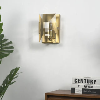 Rectangular Crystal Wall Lamp