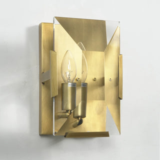 Rectangular Crystal Wall Lamp