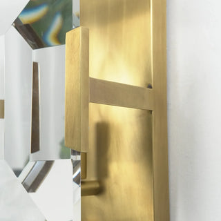 Rectangular Crystal Wall Lamp