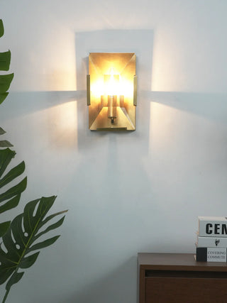 Rectangular Crystal Wall Lamp