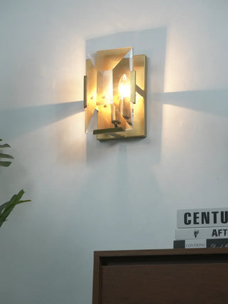 Rectangular Crystal Wall Lamp