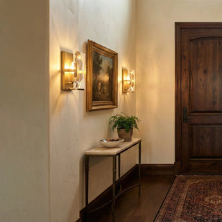 Rectangular Crystal Wall Lamp