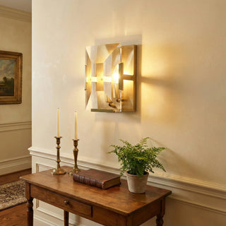 Rectangular Crystal Wall Lamp