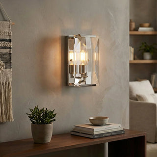 Rectangular Crystal Wall Lamp
