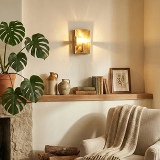 Rectangular Crystal Wall Lamp