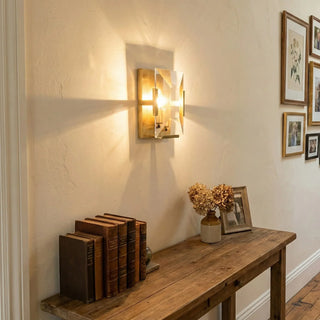 Rectangular Crystal Wall Lamp