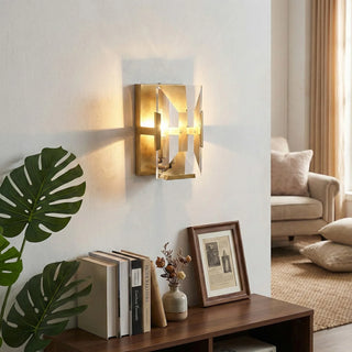 Rectangular Crystal Wall Lamp