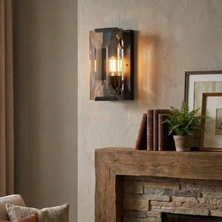 Rectangular Crystal Wall Lamp