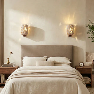 Rectangular Edenstone Travertine Wall Sconce