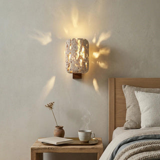 Rectangular Edenstone Travertine Wall Sconce