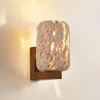 Rectangular Edenstone Travertine Wall Sconce