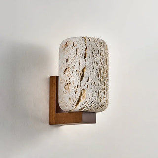Rectangular Edenstone Travertine Wall Sconce