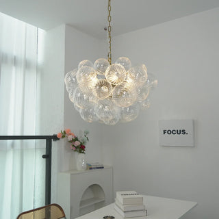 Ribbed-Glass-Ball-Bubbles-Chandelier-Vidirlighting1_26 - Vidirlighting
