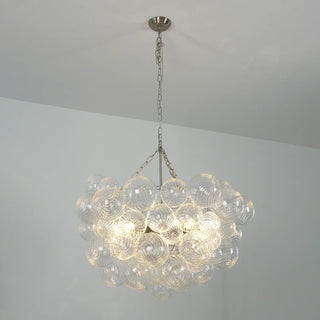 Ribbed-Glass-Ball-Bubbles-Chandelier-Vidirlighting1_19 - Vidirlighting