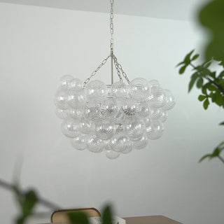 Ribbed-Glass-Ball-Bubbles-Chandelier-Vidirlighting1_21 - Vidirlighting