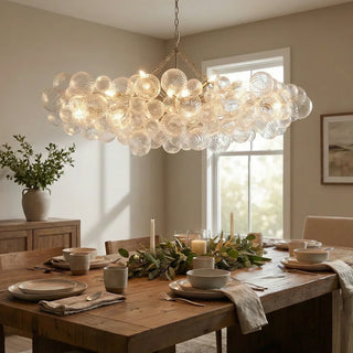 Ribbed-Glass-Ball-Bubbles-Chandelier-Vidirlighting2_4 - Vidirlighting