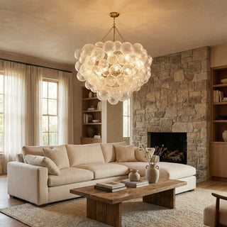 Ribbed-Glass-Ball-Bubbles-Chandelier-Vidirlighting2_10 - Vidirlighting