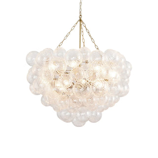 Ribbed-Glass-Ball-Bubbles-Chandelier-Vidirlighting4_2 - Vidirlighting