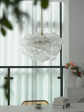 Ribbed-Glass-Ball-Bubbles-Chandelier-Vidirlighting1_23 - Vidirlighting