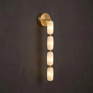 Rivelle Beaded Alabaster Wall Sconce
