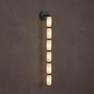 Rivelle Beaded Alabaster Wall Sconce