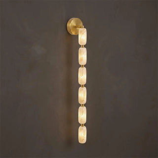 Rivelle Beaded Alabaster Wall Sconce