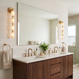 Rivelle Beaded Alabaster Wall Sconce