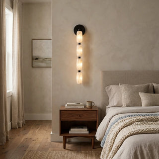Rivelle Beaded Alabaster Wall Sconce
