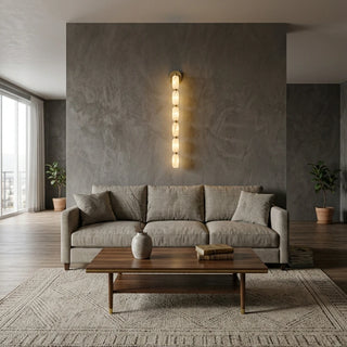 Rivelle Beaded Alabaster Wall Sconce