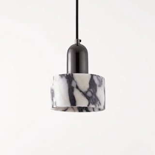Round Dekum Marble Pendant Lamp